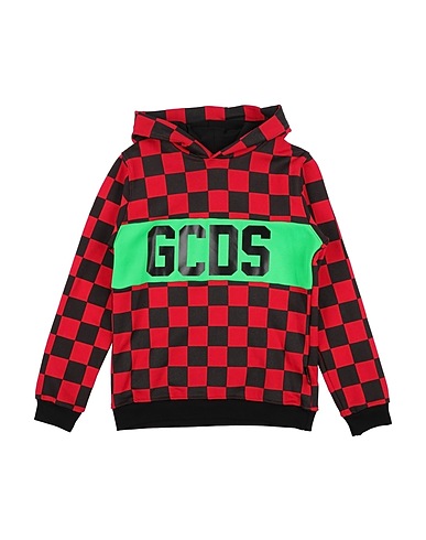 GCDS MINI Sweatshirt Red 100% Cotton