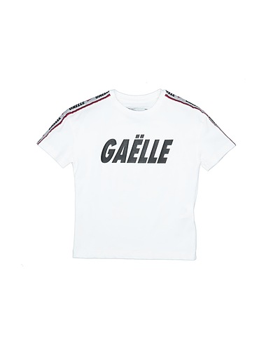 GAëLLE Paris T-shirt Black 90% Cotton, 10% Elastane