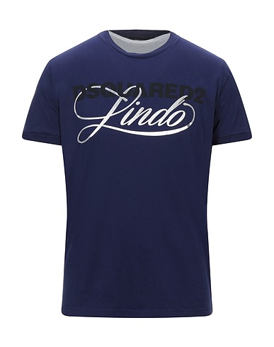 DSQUARED2 T-shirt Midnight blue 100% Cotton