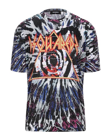 DSQUARED2 T-shirt Black 100% Polyester, Glass
