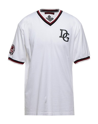 DOLCE&GABBANA T-shirt White 100% Cotton, Elastane