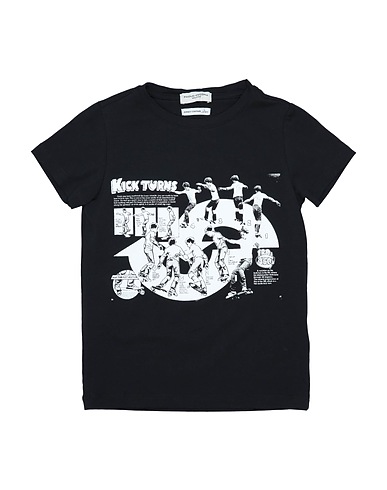 PAOLO PECORA T-shirt Noir 90% Coton, 10% Élasthanne
