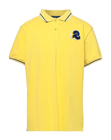 INVICTA Polo shirt Yellow 100% Cotton