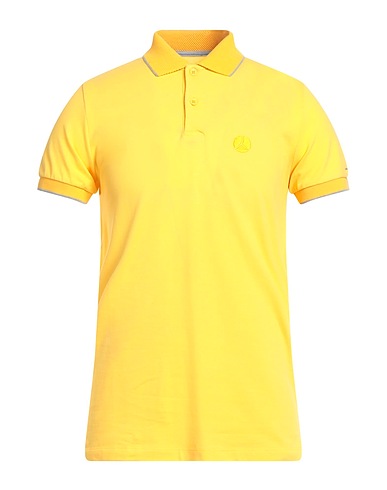 PEOPLE OF SHIBUYA Polo shirt Mandarin 94% Cotton, 6% Elastane