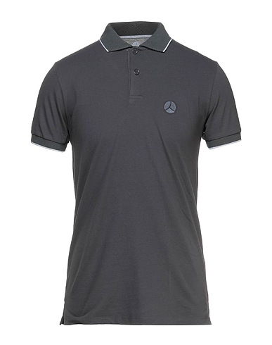 PEOPLE OF SHIBUYA Polo shirt Lead 94% Cotton, 6% Elastane