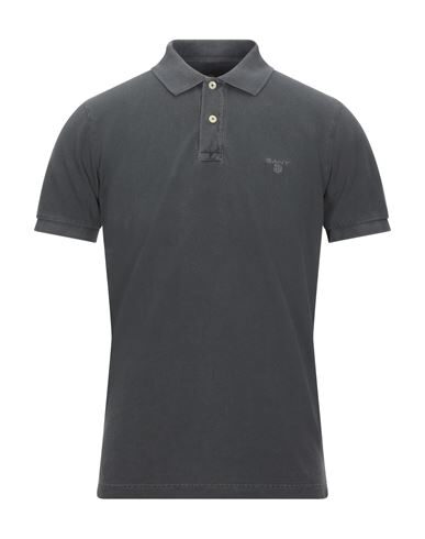 Gant Polo Shirt In Steel Grey