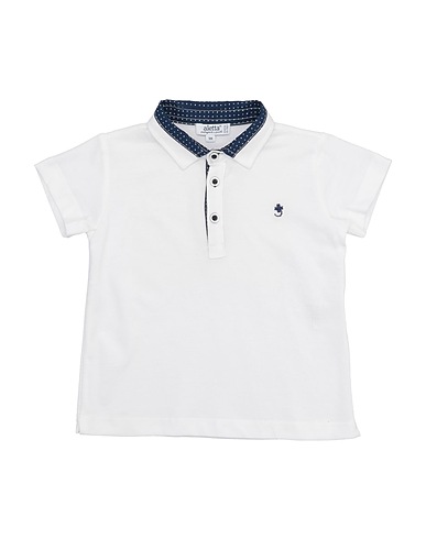 ALETTA Polo shirt White 100% Cotton