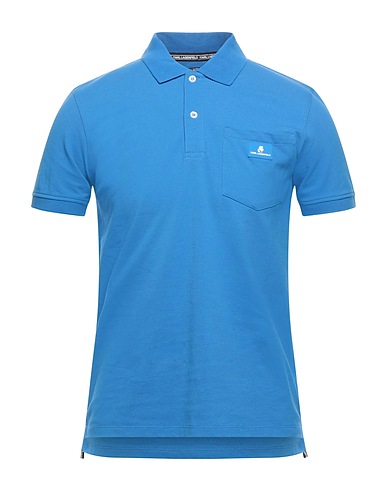 KARL LAGERFELD Polo Azzurro 95% Cotone, 5% Elastan
