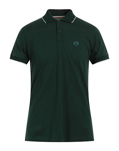 PEOPLE OF SHIBUYA Polo Verde scuro 100% Cotone