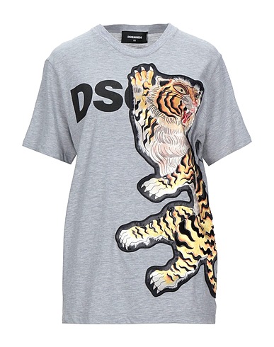 DSQUARED2 Ｔシャツ グレー コットン 100%