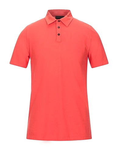 ROBERTO COLLINA Poloshirt Koralle 100% Baumwolle