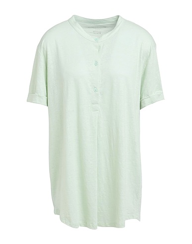 MAJESTIC FILATURES T-shirt Light green 94% Linen, 6% Elastane