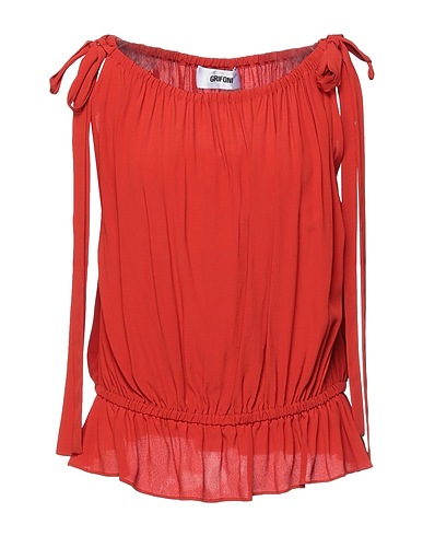 GRIFONI Top Rust 69% Acetate, 31% Silk
