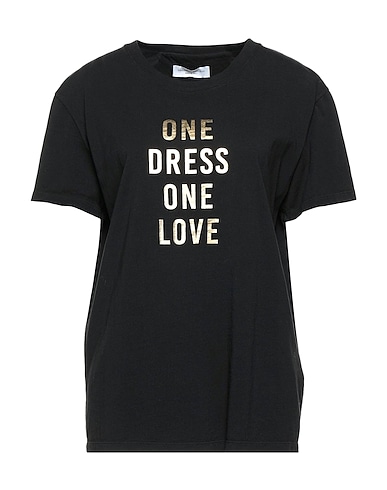 ONEDRESS ONELOVE T-shirt Black 100% Cotton
