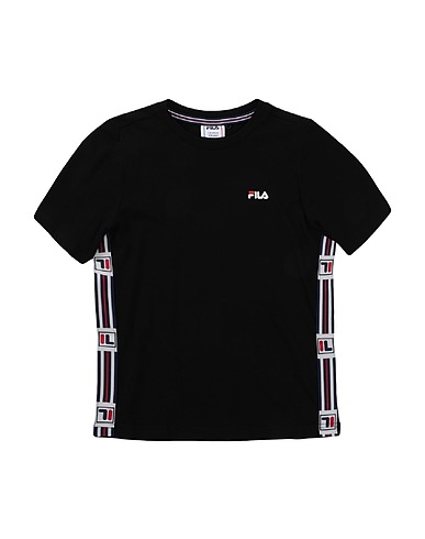 FILA T-shirt TEENS DONATO taped tee		 Nero 100% Cotone