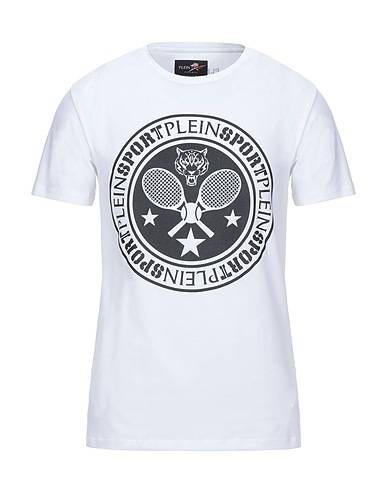 PLEIN SPORT T-shirt White 95% Cotton, 5% Elastane