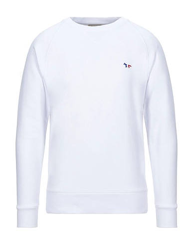 MAISON KITSUNÉ Sweatshirt Weiß 100% Baumwolle