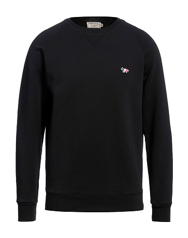 MAISON KITSUNÉ Felpa Nero 100% Cotone