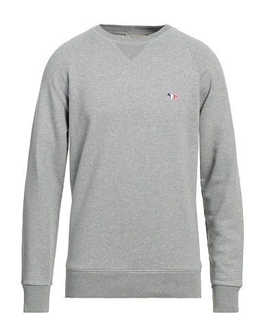 MAISON KITSUNÉ Felpa Grigio chiaro 100% Cotone