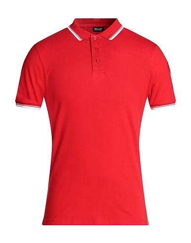 BLAUER. Polo shirt 95% Cotton, 5% Elastane