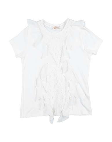 ELISABETTA FRANCHI T-shirt White 95% Viscose, 5% Elastane, Polyester, Polyamide