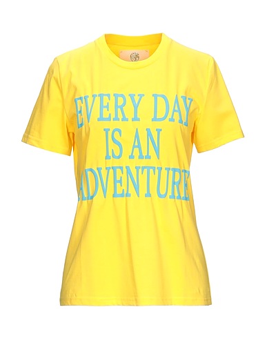 ALBERTA FERRETTI T-shirt Giallo 100% Cotone organico