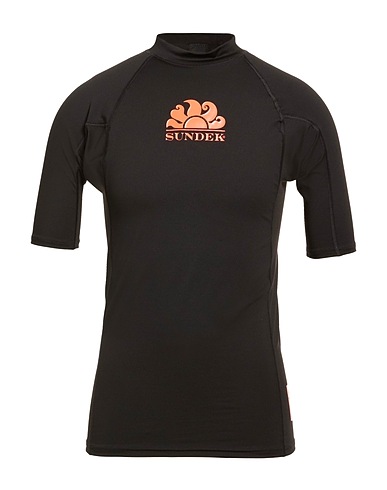 SUNDEK T-shirt Black 90% Polyester, 10% Elastane