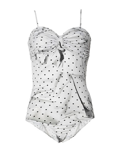 MM6 MAISON MARGIELA Bustier Light grey 73% Polyamide, 27% Elastane