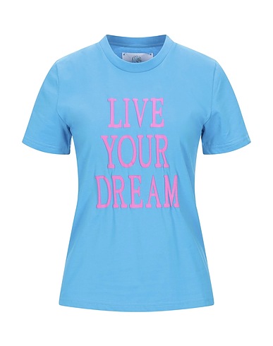 ALBERTA FERRETTI T-shirt Azzurro 100% Cotone organico