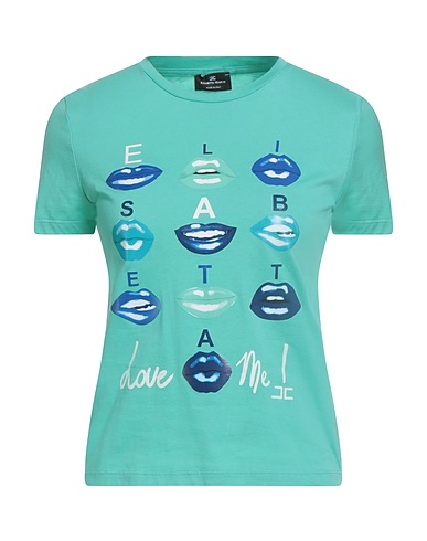 ELISABETTA FRANCHI T-shirt Turquoise 100% Cotton