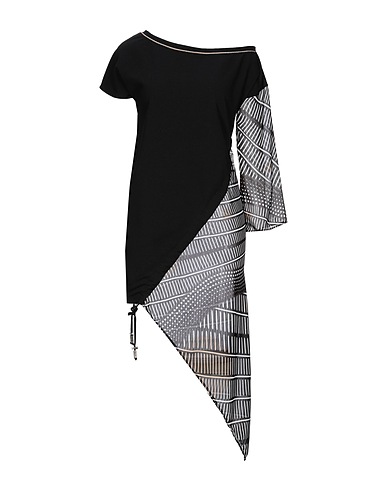 JIJIL Sweatshirt Black 94% Cotton, 6% Elastane, Polyester