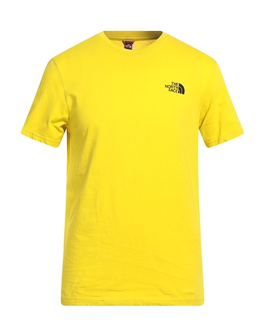 THE NORTH FACE Basic T-Shirt Gelb 100% Baumwolle