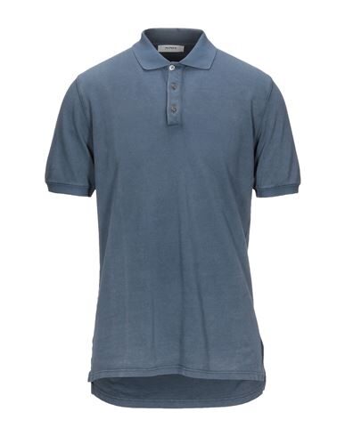 Alpha Studio Polo Shirts In Slate Blue