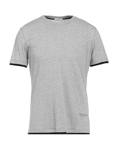 PAOLO PECORA T-shirt Light grey 100% Cotton