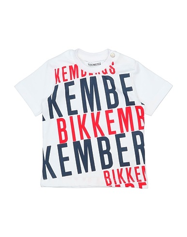 BIKKEMBERGS T-shirt White 100% Cotton