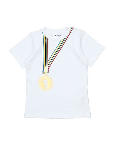 BIKKEMBERGS T-shirt White 100% Cotton