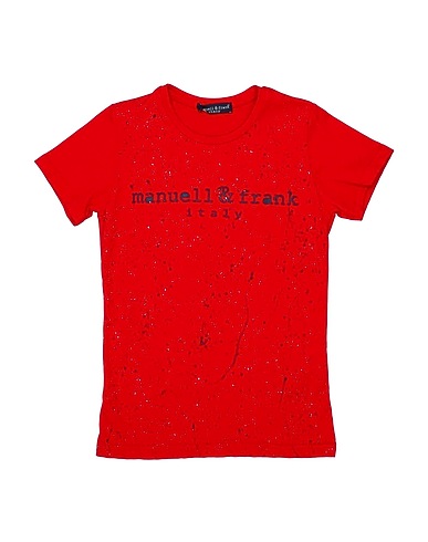 MANUELL & FRANK T-shirt Red 100% Cotton