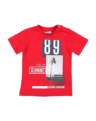 BIKKEMBERGS T-shirt Red 100% Cotton