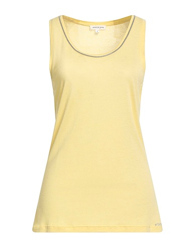 KOCCA Vest Pastel yellow 70% Viscose, 30% Linen