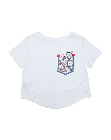 BYBLOS T-shirt White 95% Polyester, 5% Elastane