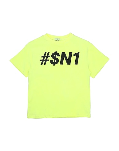 BERNA T-shirt Pastel yellow 100% Cotton