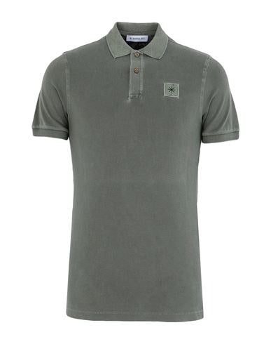 Manuel Ritz Polo Shirts In Military Green