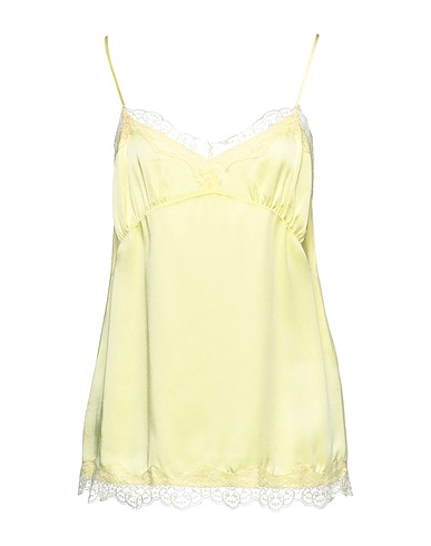 SEMICOUTURE Top Yellow 82% Acetate, 18% Viscose, Polyamide