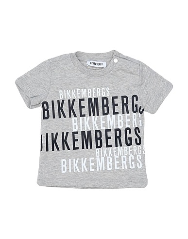 BIKKEMBERGS T-Shirt Grau 50% Baumwolle, 50% Polyester