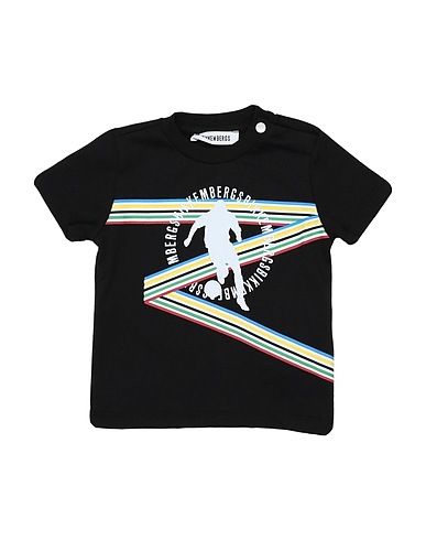BIKKEMBERGS T-shirt Black 100% Cotton