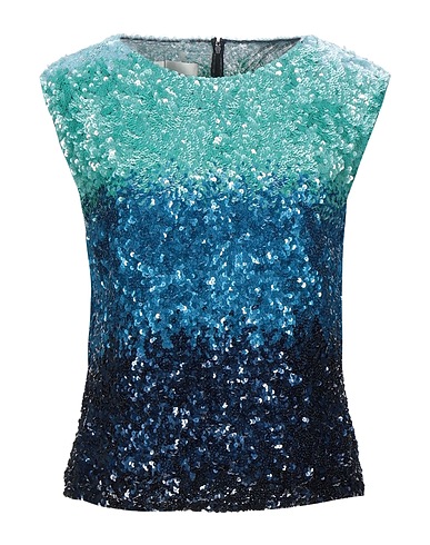 ALBERTA FERRETTI Top Light green 100% Polyamide