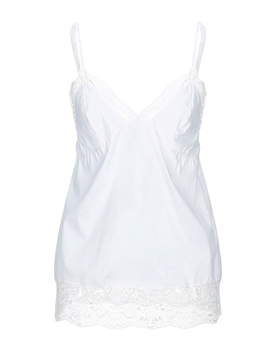 LIVIANA CONTI Cami White 68% Cotton, 28% Polyamide, 4% Elastane, Polyester
