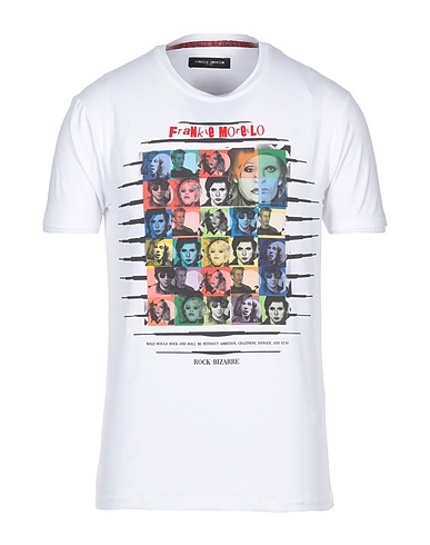FRANKIE MORELLO T-shirt White 95% Cotton, 5% Elastane