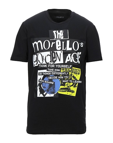 FRANKIE MORELLO T-shirt Nero 95% Cotone, 5% Elastan