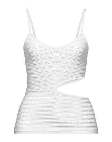 FRANKIE MORELLO Top Blanc 80% Viscose, 20% Polyamide